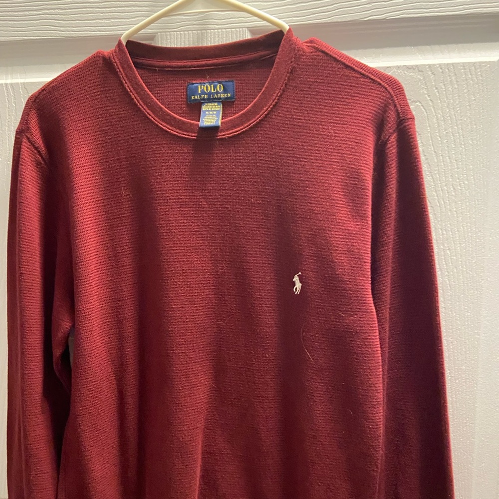 Polo by Ralph Lauren Burgundy Knitwear